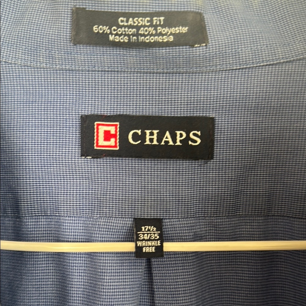 Chaps Blue Button-Down Shirt - Picture 2 of 4